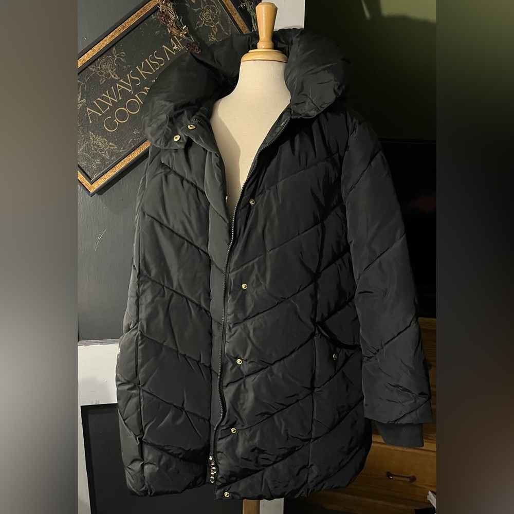 Black Warm Winter Coat (tub#6)